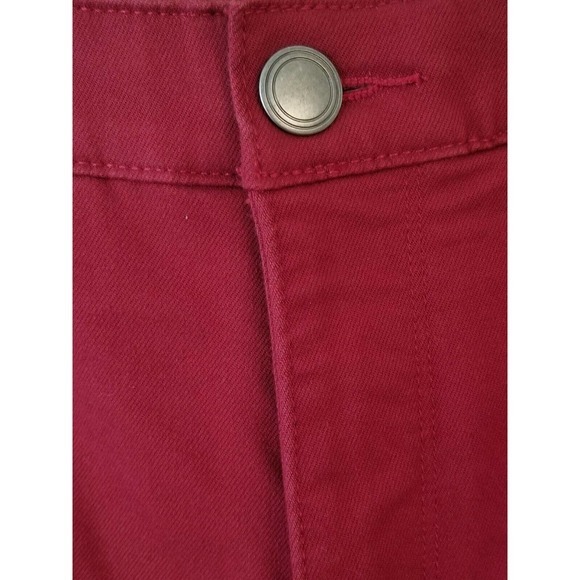 Chistopher & Banks Jeans Modern Fit Color Red Maroon Women's Size 8 (30W) - Picture 4 of 5